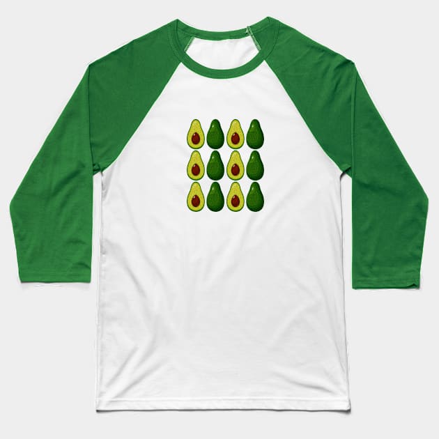 *A V O C A D O  L O V E    V1 Baseball T-Shirt by Aspita